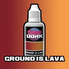 Turbo Dork Metallic Paint Ground is Lava | Grognard Games