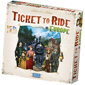 Ticket to Ride Europe: 15th Anniversary | Grognard Games