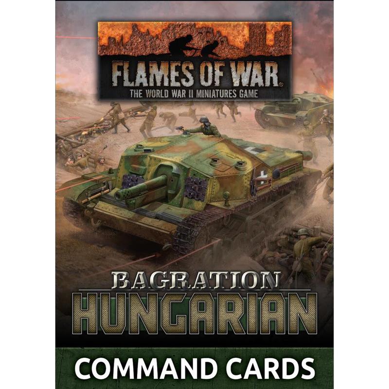 Flames of War Bagration Hungarian Command Cards | Grognard Games