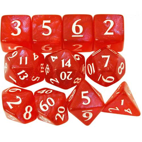 Eclipse Dice Set: Apple Red | Grognard Games