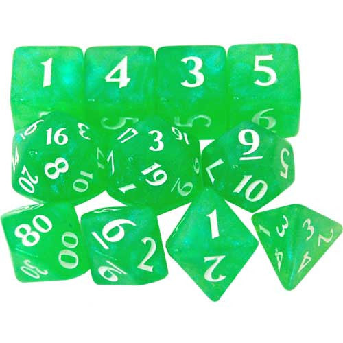 Eclipse Dice Set: Lime Green | Grognard Games