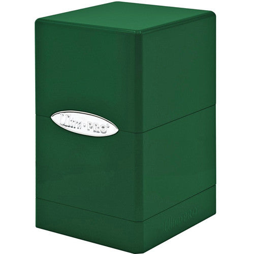 Ultra Pro Satin Tower Deck Box Emerald Green | Grognard Games