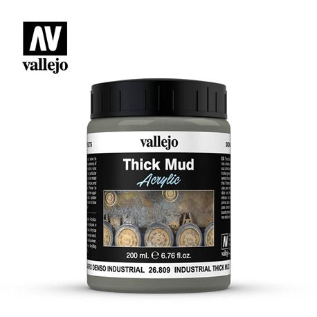26.809 Acrylic Thick Mud 200 ml Industrial Mud | Grognard Games