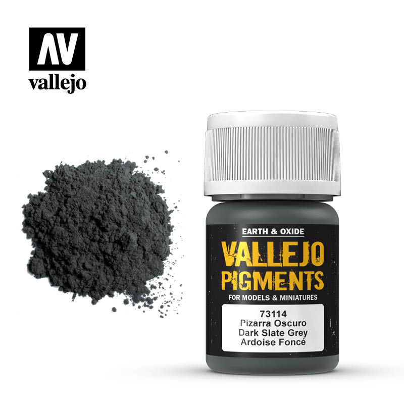Vallejo Pigments Earth And Oxide Dark Slate Grey 73.114 | Grognard Games