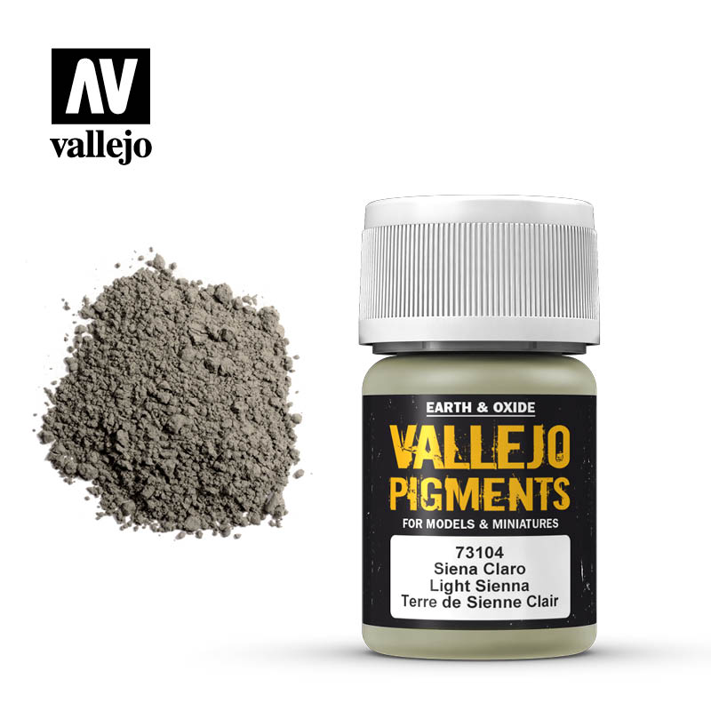 Vallejo Pigments Earth And OxideLight Sienna  73.104 | Grognard Games