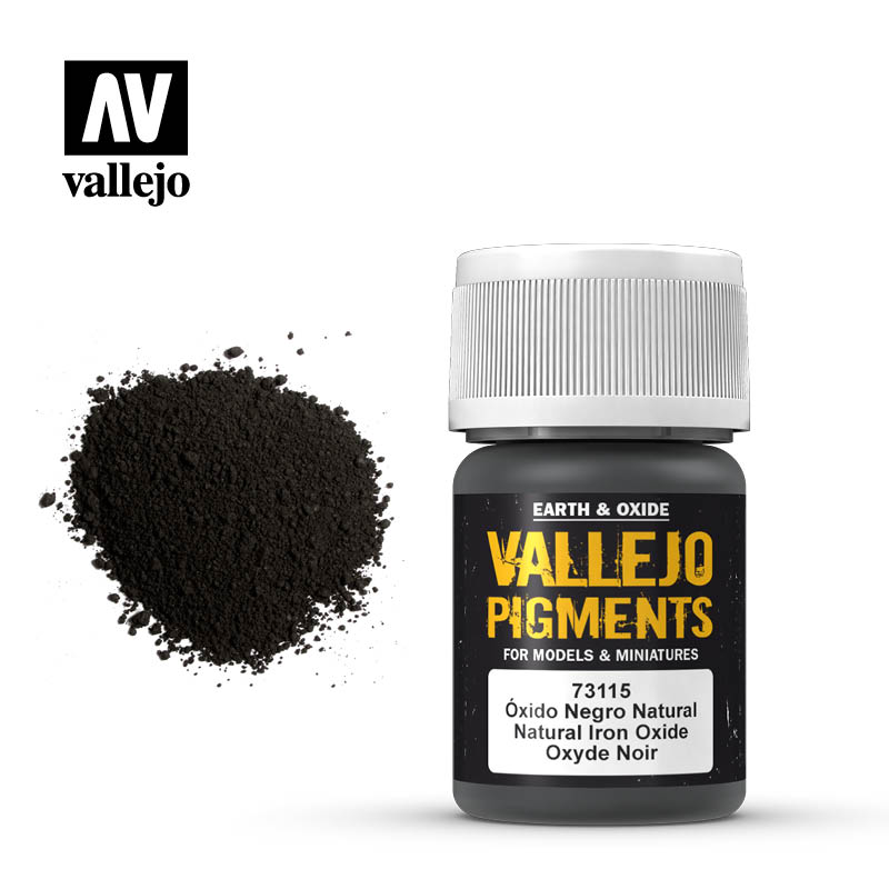Vallejo Pigments Earth And Oxide Natural Iron Oxide 73.115 | Grognard Games