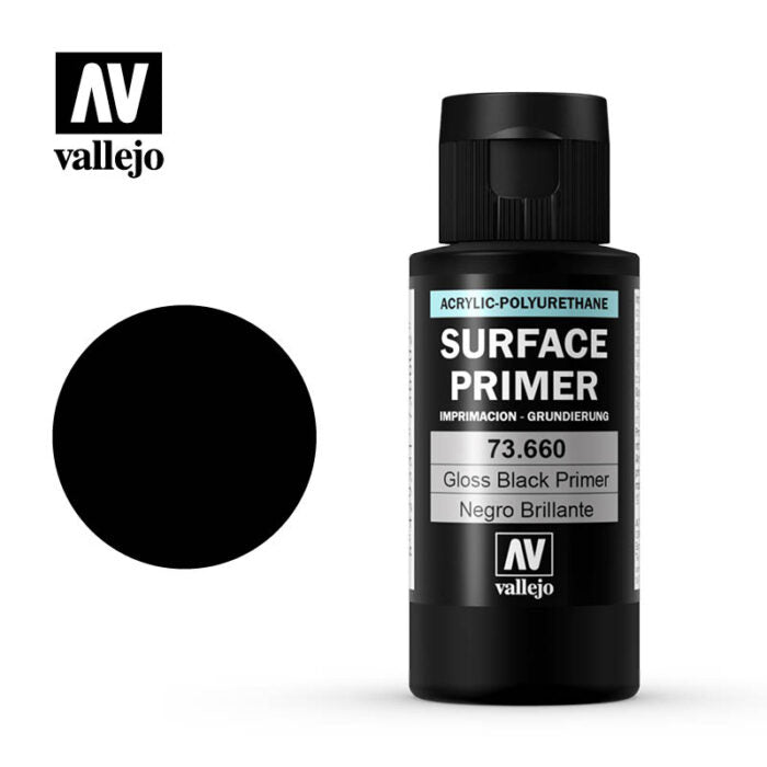 77.660 Vallejo Primer Gloss Black (32ml) | Grognard Games