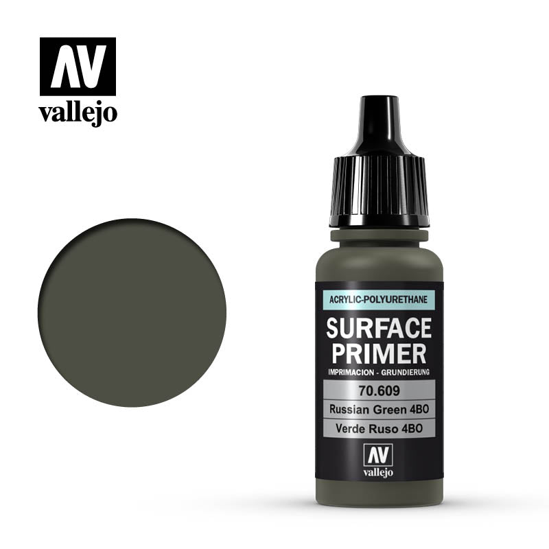 70.609 Vallejo Surface Primer Russian Green 4BO 17ml | Grognard Games