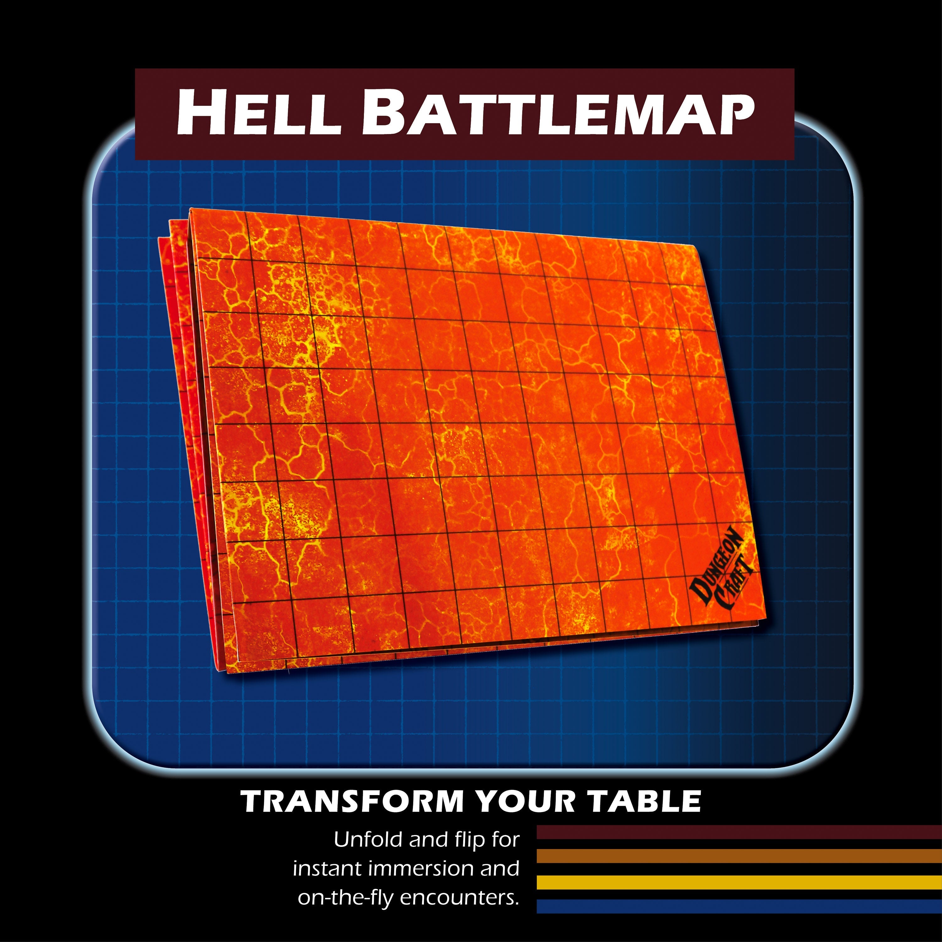 Dungeon Craft Battle Maps: Hell Pack | Grognard Games