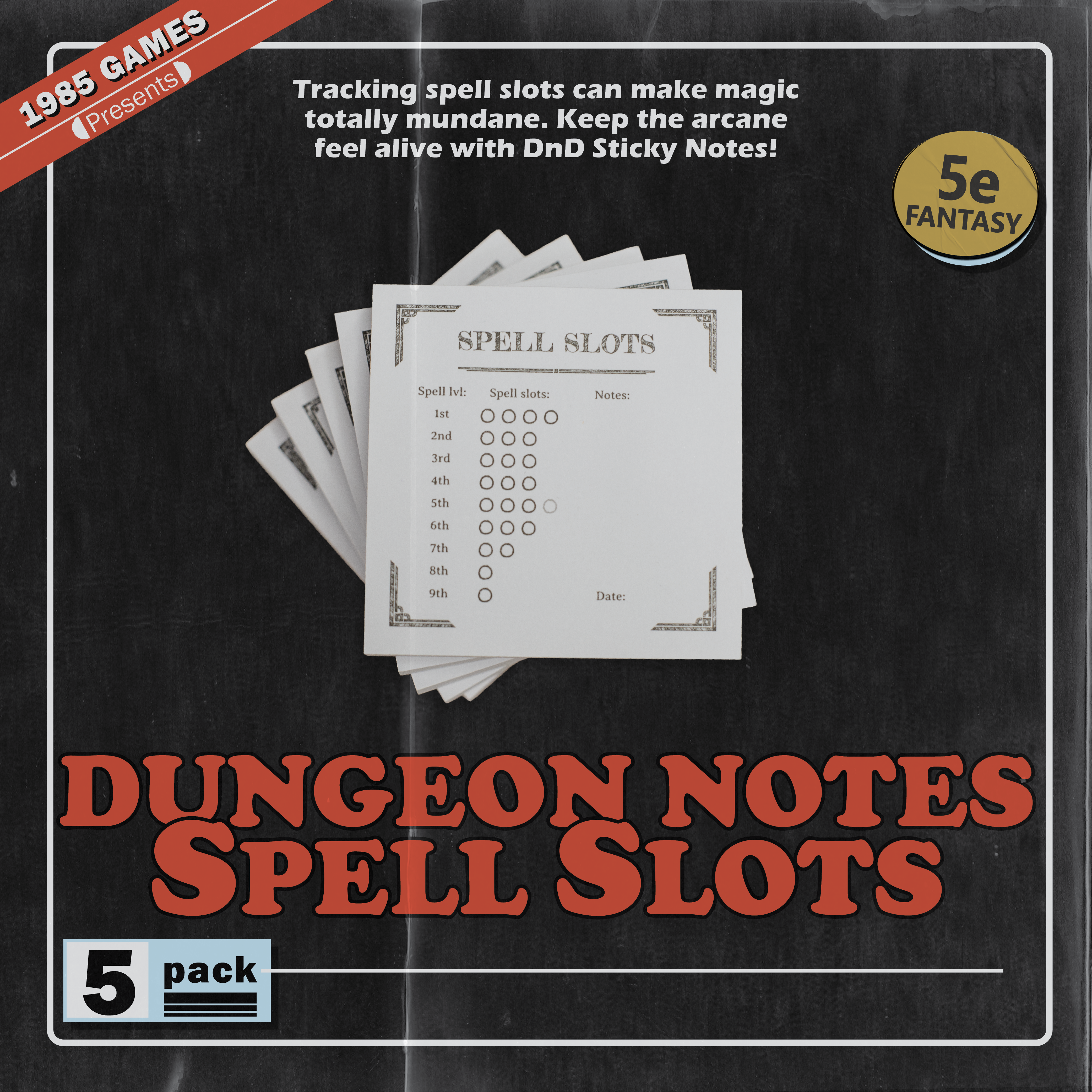 Dungeon Craft Spell Slot Pack | Grognard Games