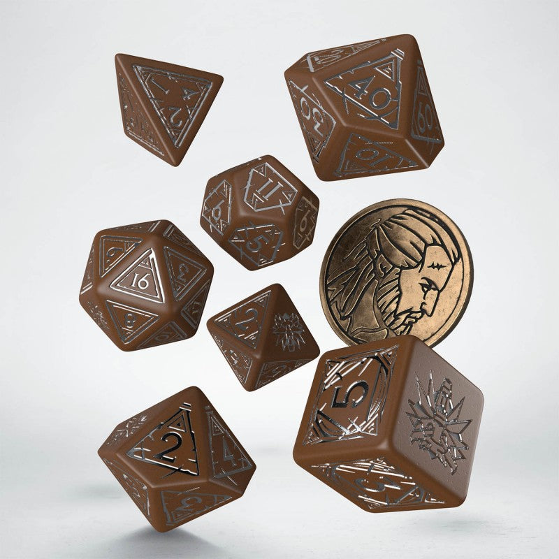 Q Workshop The Witcher Dice Set. Geralt  - Roach's Companion | Grognard Games