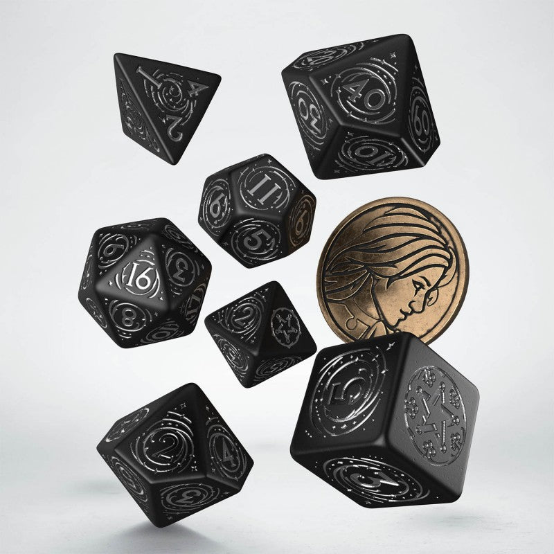 Q Workshop The Witcher Dice Set. Yennefer - The Obsidian Star | Grognard Games