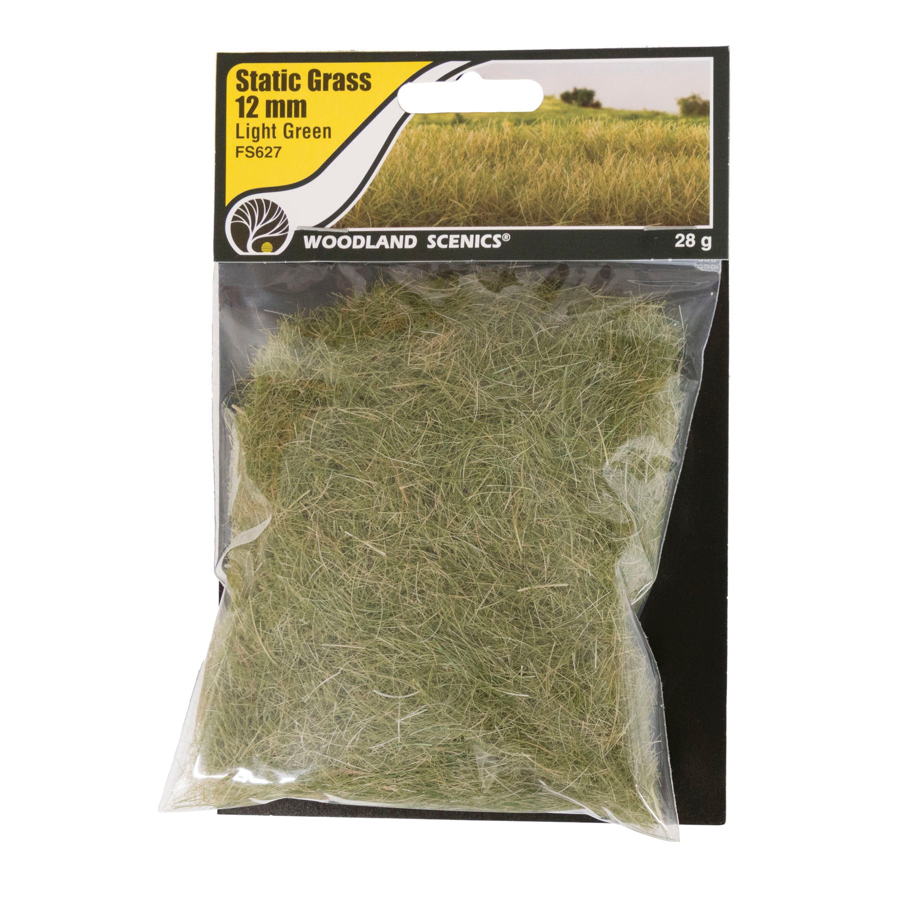 Woodland Scenics Static Grass 12mm light green | Grognard Games