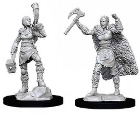 WizKids 900567 Female Human Barbarian | Grognard Games