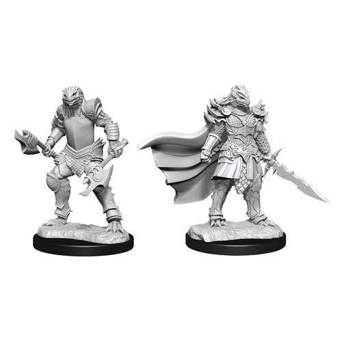 WizKids 903025 Dungeons & Dragons Nolzur's Marvelous Unpainted Miniatures W15 Female Dragonborn Fighter | Grognard Games