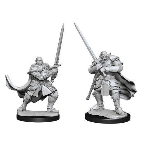 WizKids 903070 Dungeons & Dragons Nolzur's Marvelous Unpainted Miniatures W15 Half-Orc Paladin | Grognard Games