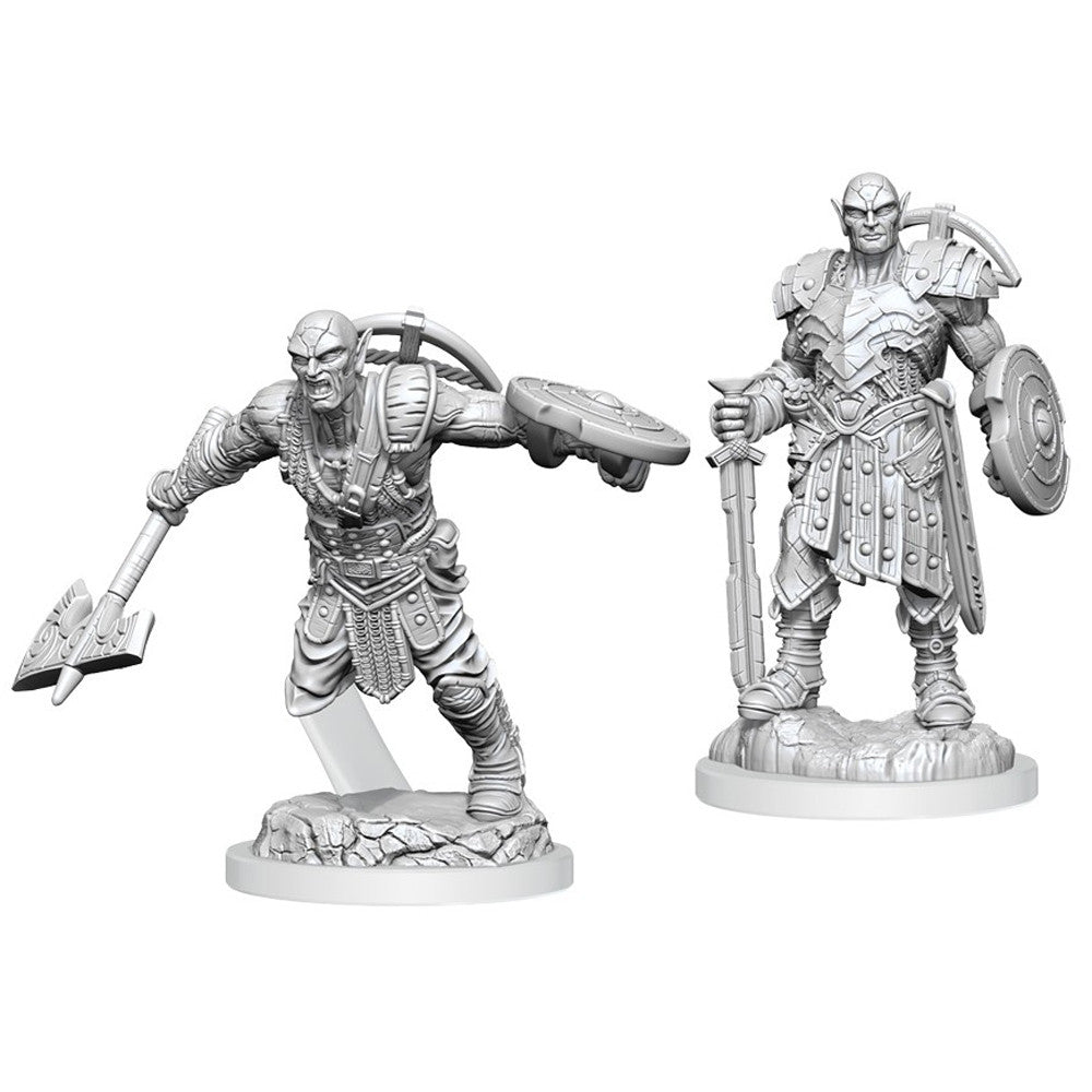 WizKids 904022 D&D Nolzur's Marvelous Unpainted Minis: W20 Earth Genasi Fighter | Grognard Games