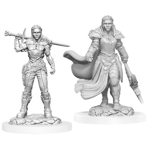 WizKids 904053 D&D Nolzur's Marvelous Unpainted Minis: W20 Female Orc Fighter | Grognard Games