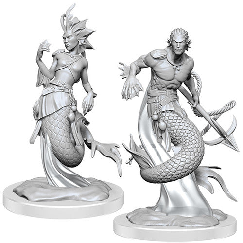 WizKids 904145 D&D Nolzur's Marvelous Unpainted Minis: W20 Merfolk | Grognard Games