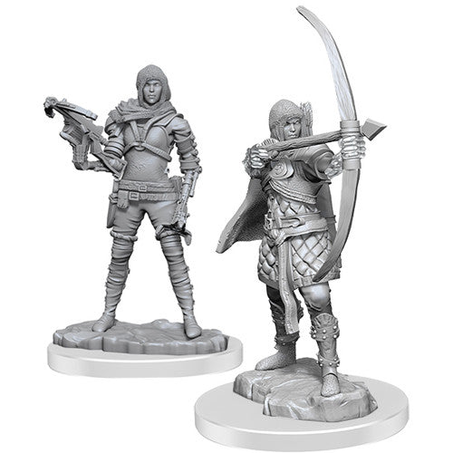 WizKids 906156 Deep Cuts Unpainted Minis: W20 Female Human Rogue | Grognard Games