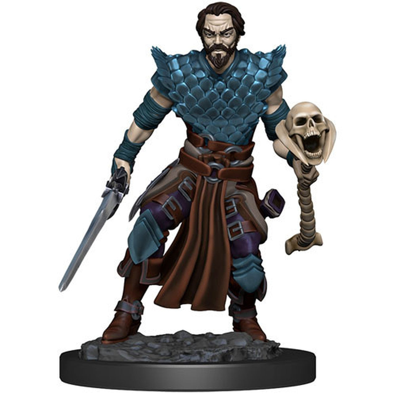 Icons of the Realms Premium Pre-Painted Miniatures Male Human Warlock | Grognard Games
