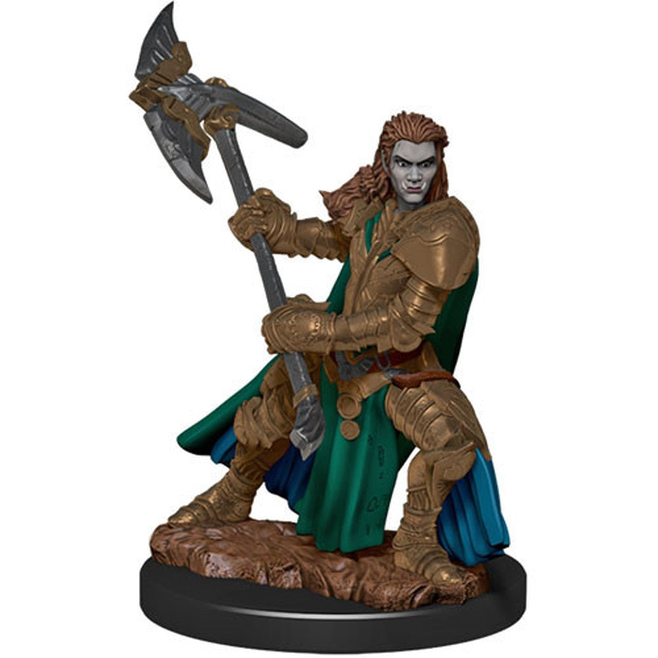Icons of the Realms Premium Pre-Painted Miniatures Female Half-Orc Fighter | Grognard Games