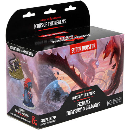 WizKids 961476 Icons of the Realms Fizban's Treasure of Dragons SUPER Booster | Grognard Games