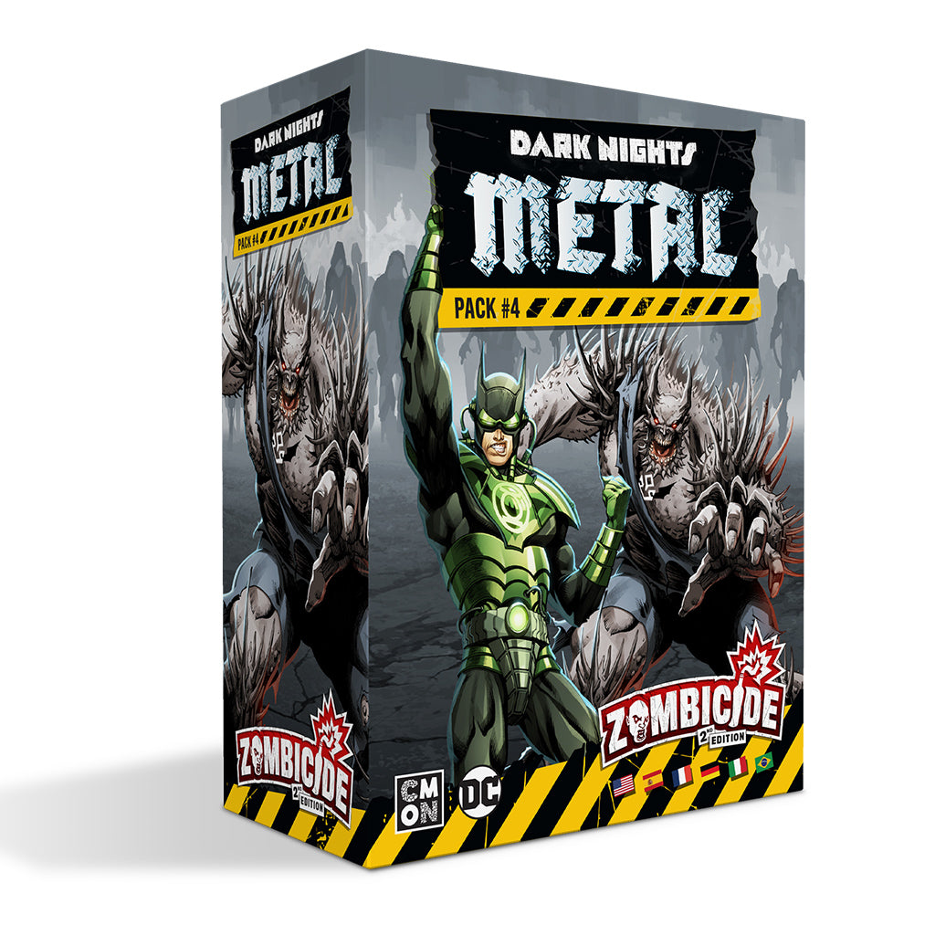 Zombicide Dark Nights Metal Pack 4 Survivors & Abominations set | Grognard Games