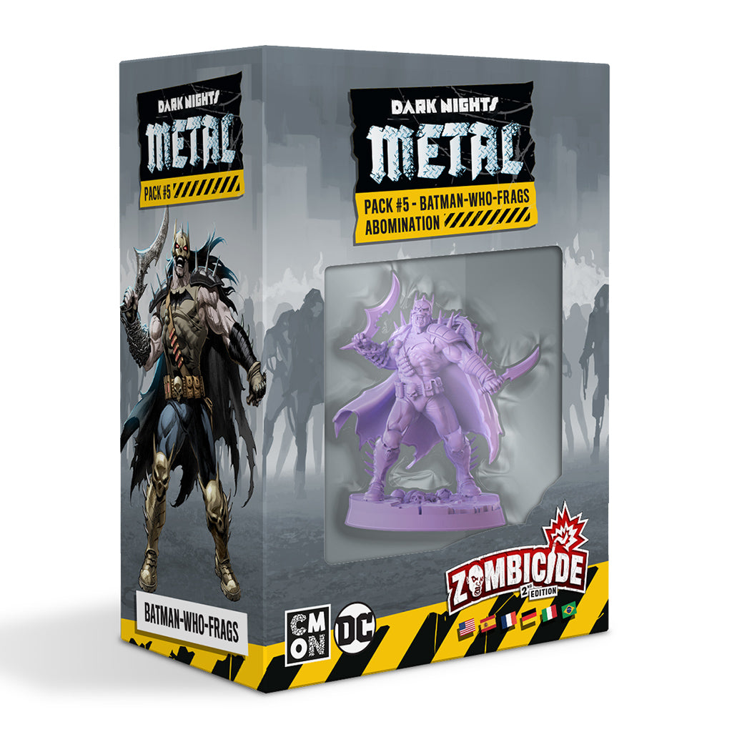 Zombicide Dark Nights Metal Pack 5 Abomination Lobo Batman | Grognard Games